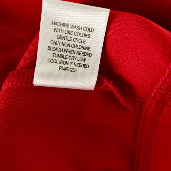 Golf America Red 1/4 Zip Vest Men's Large NEW - Picture 9 of 10